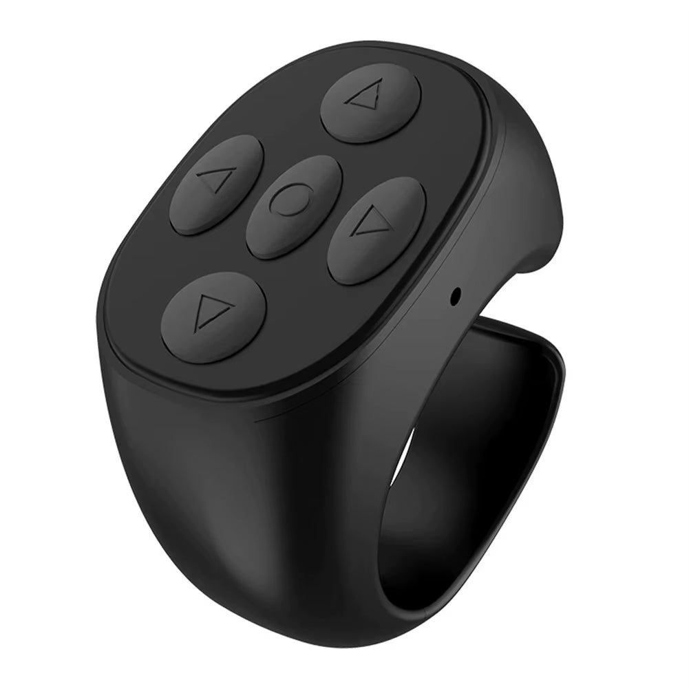 For Tiktok Ring Bluetooth Remote Control Fingertip Selfie Video Controller Automatic Page Turner Browsing for Mobile Phone