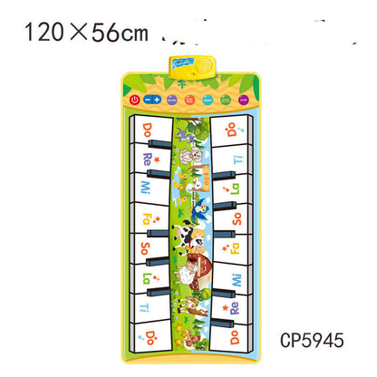 Children's Early Childhood Education Animal Piano Mat Multifunctional Music Blanket Toy CJDropshipping