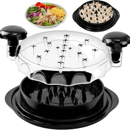 2025 Upgraded Chicken Shredder Tool Twist, Visible Meat Shredder Machine for Chicken Breast Beef Pork, No-Slip Strip & Ergonomic Handle, BPA Free