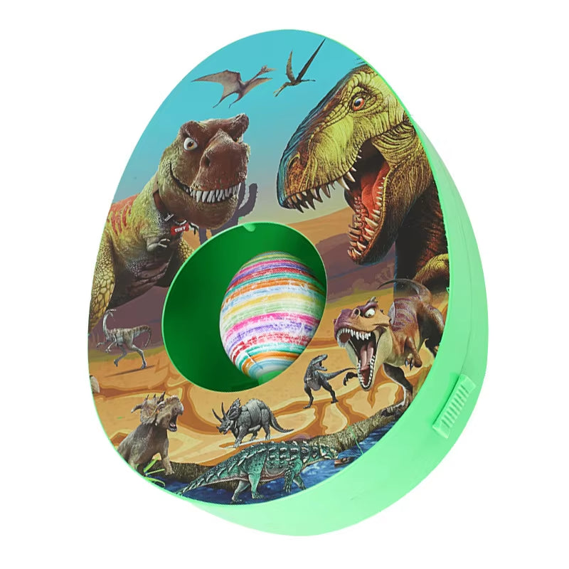 Easter Egg Decorating Kit Diy Graffiti Electric Rotating Machine with Rabbit Egg Painting Machine Lights Music Painter