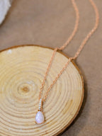 View details for Moonstone Teardrop Pendant Necklace Moonstone Teardrop Pendant Necklace