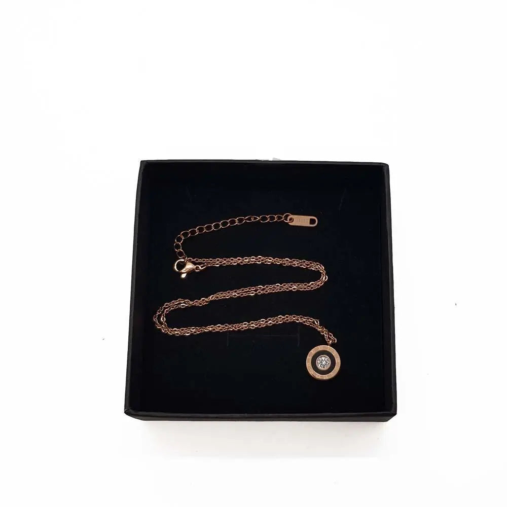 Collar de oro rosa Jericó