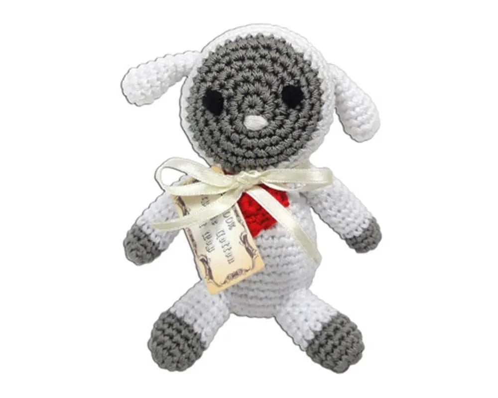View details for Knit Knacks Organic Cotton Pet, Dog & Cat Toy, "Fleece The Lamb"