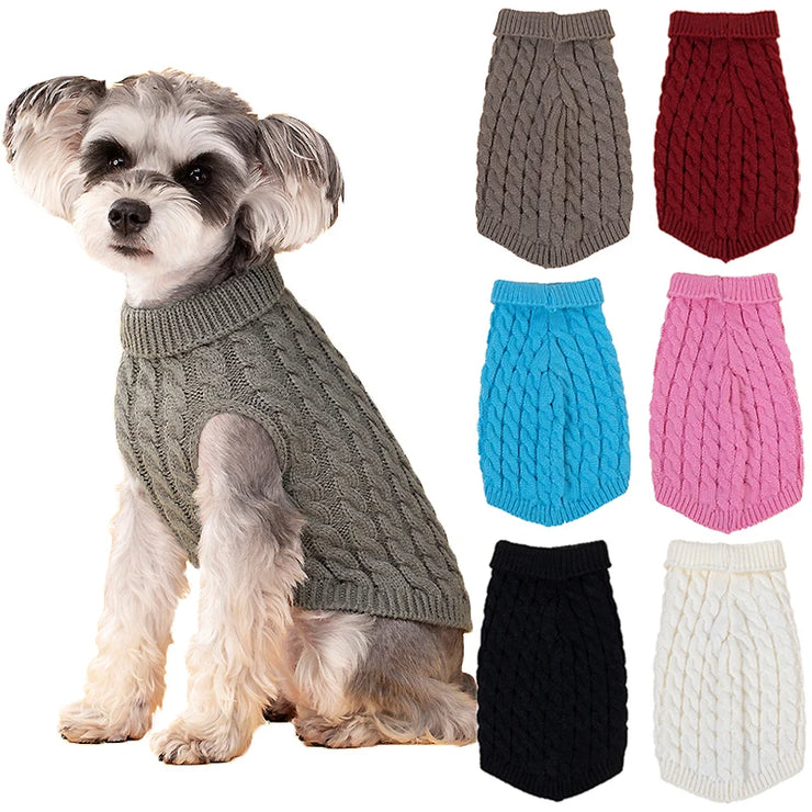  View details for Coby Pup Knitted Dog Sweater Coby Pup Knitted Dog Sweater