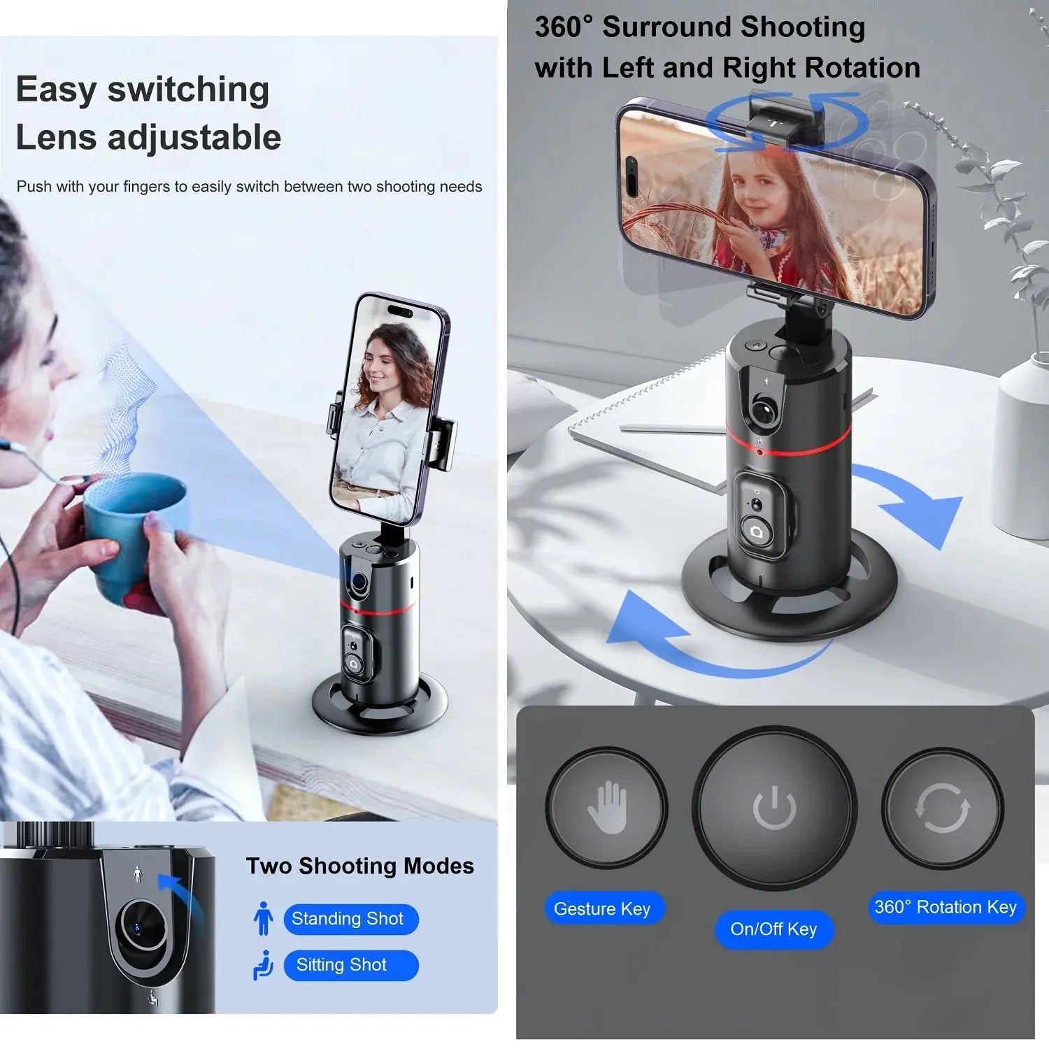 View details for Smart Face Tracking Tripod Holder Smart Face Tracking Tripod Holder