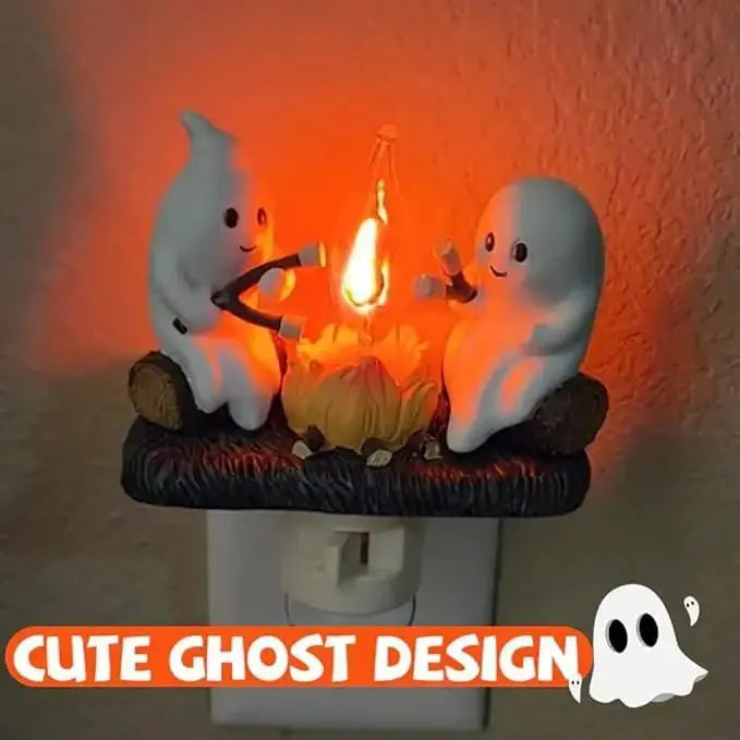 Ghost Flicker Campfire Night Light