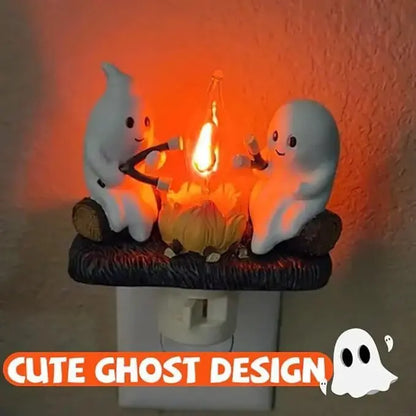 Ghost Flicker Campfire Night Light