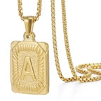 Lucky Letter Men’s Necklace