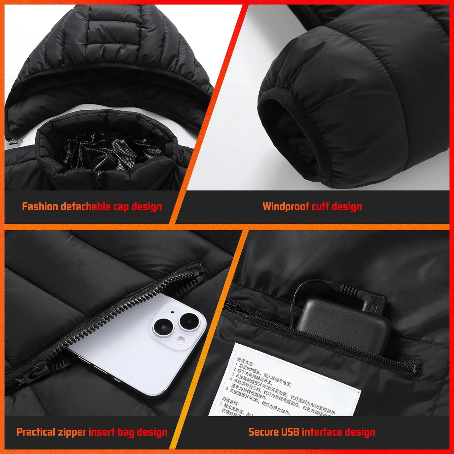 View details for HeatWave USB Electric Heated Jacket HeatWave USB Electric Heated Jacket