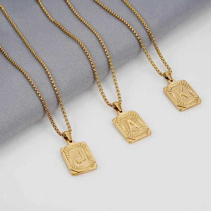 Lucky Letter Men’s Necklace