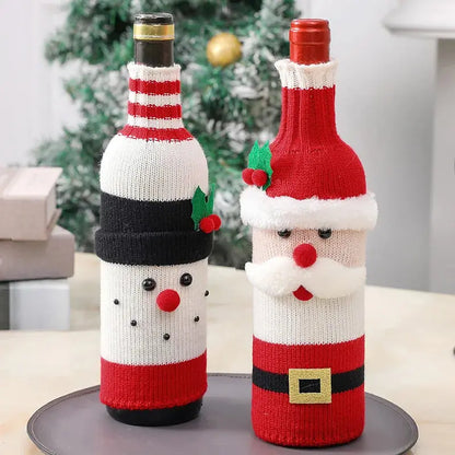 View details for Festive Wine Bottle Covers Set Festive Wine Bottle Covers Set