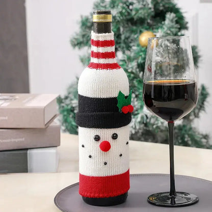 View details for Festive Wine Bottle Covers Set Festive Wine Bottle Covers Set