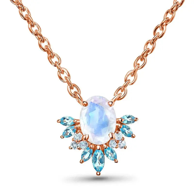 Magical Moonstone Charm Necklace