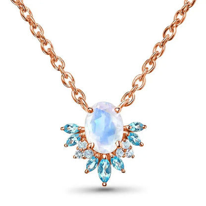 Magical Moonstone Charm Necklace
