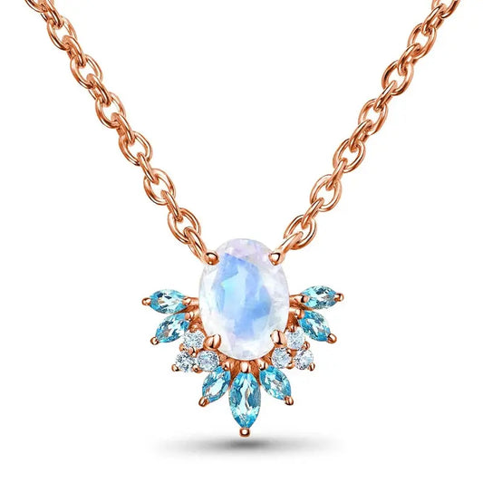 Magical Moonstone Charm Necklace