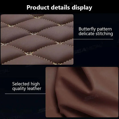 View details for Beige Stitching Custom car Floor mat 