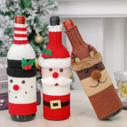 View details for Festive Wine Bottle Covers Set Festive Wine Bottle Covers Set
