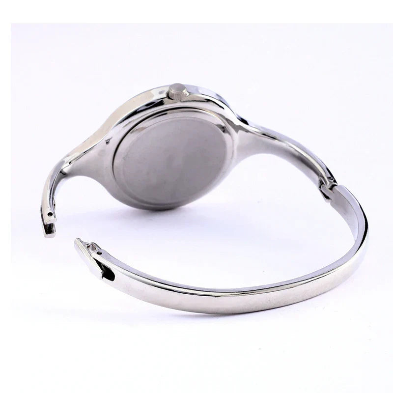 Sleek Bangle Bracelet : Elegant Simple Design Bracelet Watch for Women TIMARCO Factory store