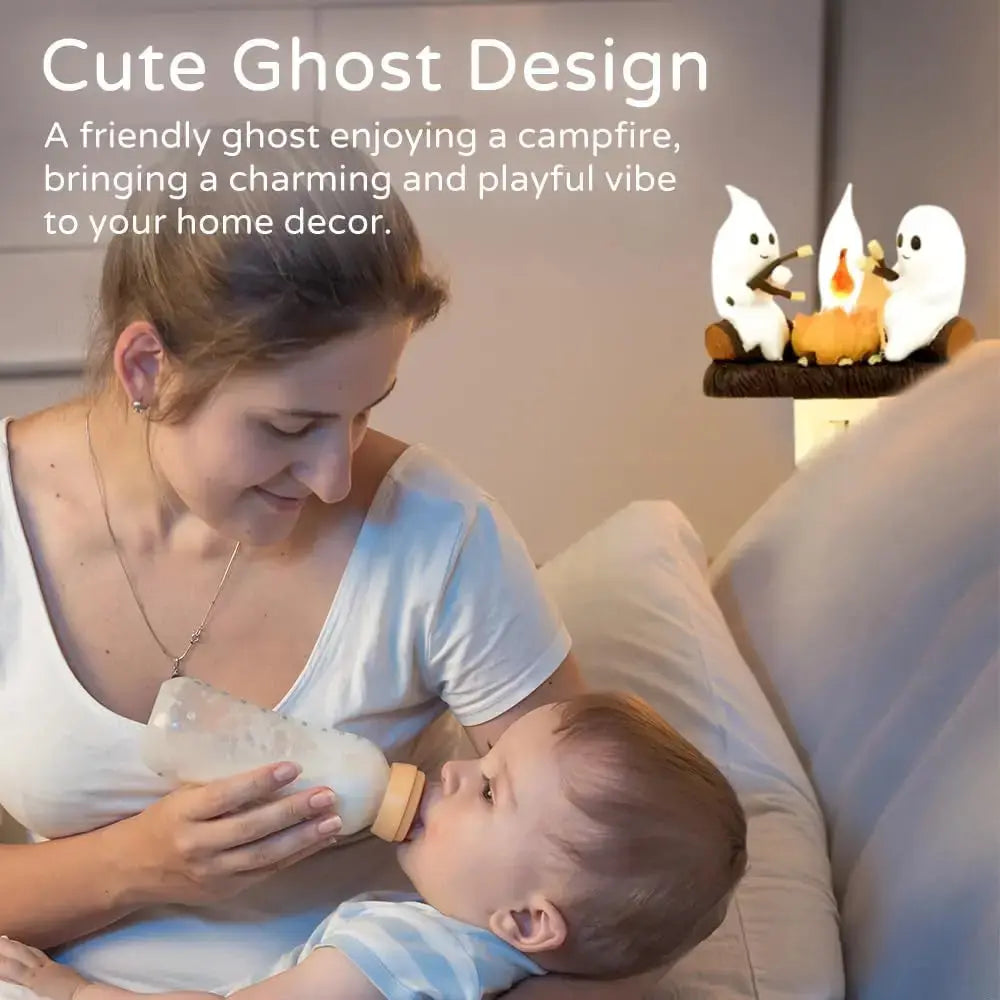 Ghost Flicker Campfire Night Light