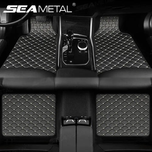 View details for Beige Stitching Custom car Floor mat 