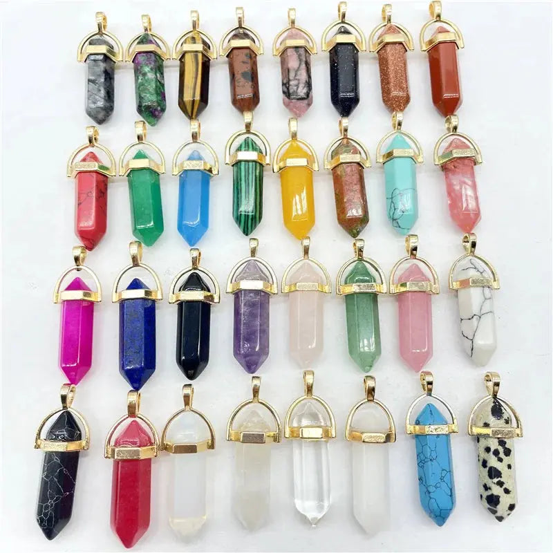 Colgante de armonía de cristal rosa