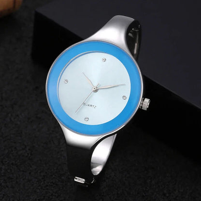 Sleek Bangle Bracelet : Elegant Simple Design Bracelet Watch for Women TIMARCO Factory store