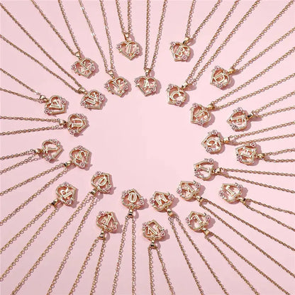 View details for Golden Letter Flower Necklace Golden Letter Flower Necklace