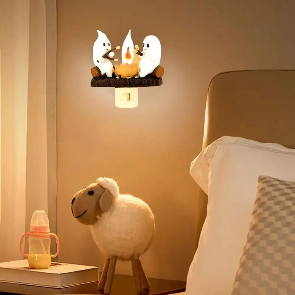 Ghost Flicker Campfire Night Light