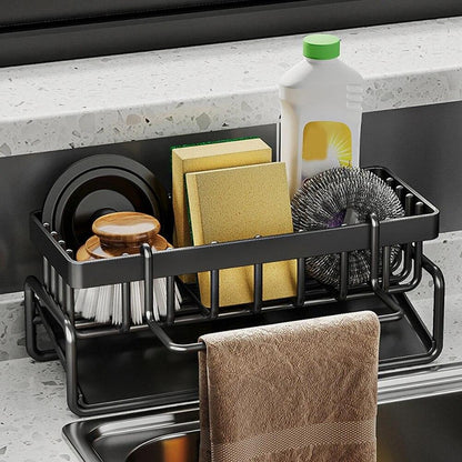 All-in-One Kitchen Sink Organizer for Cleaning Essentials