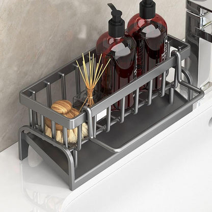 All-in-One Kitchen Sink Organizer for Cleaning Essentials