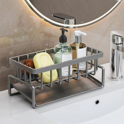 All-in-One Kitchen Sink Organizer for Cleaning Essentials