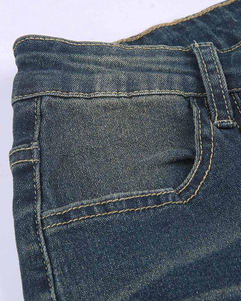 Pantalones vaqueros ajustados con bajo acampanado Zircana