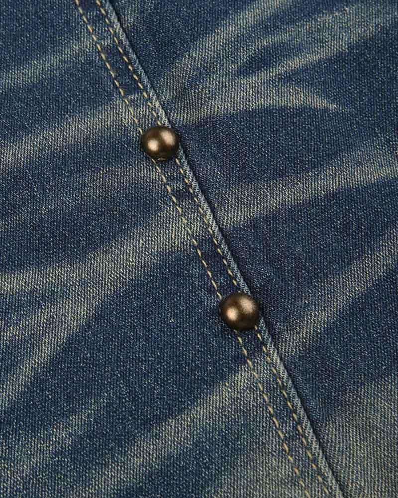 Pantalones vaqueros ajustados con bajo acampanado Zircana