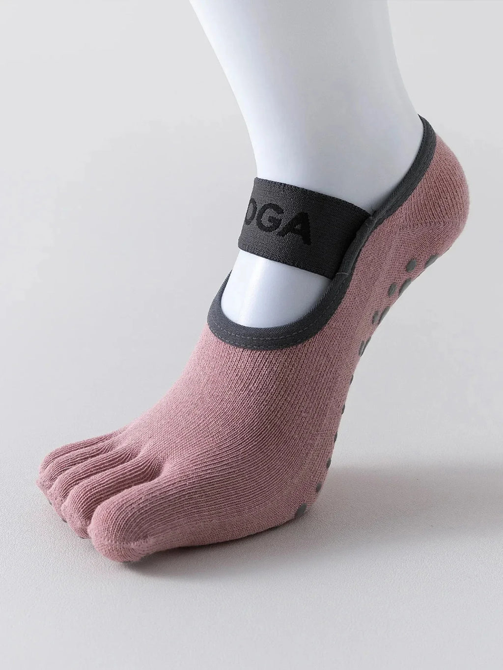 Knit Yoga Socks for Women — Breathable Toe-Separating Comfort