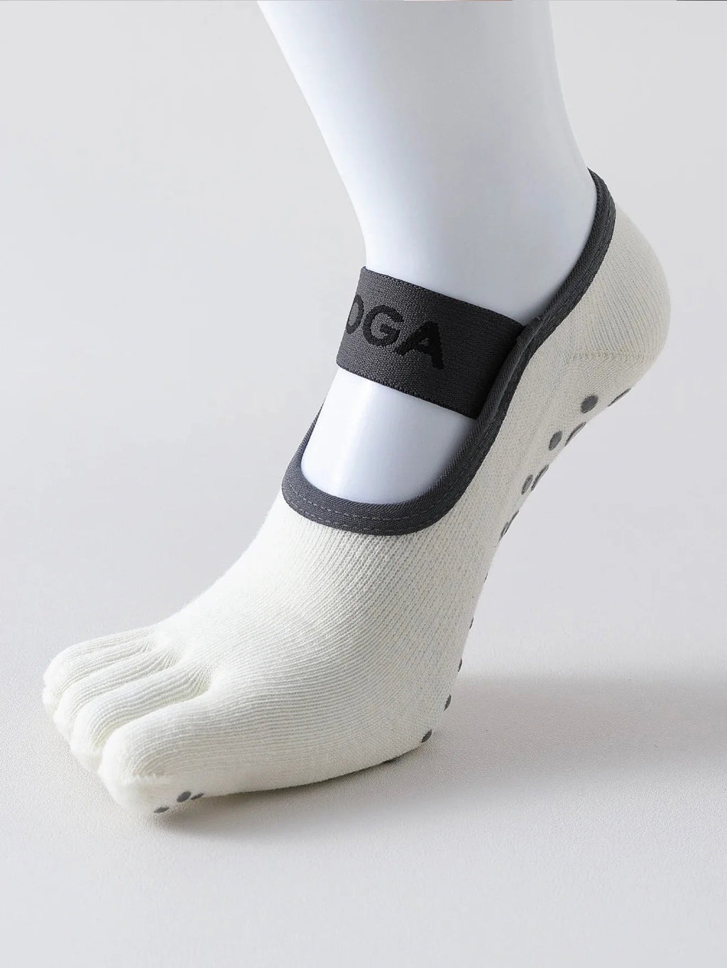Knit Yoga Socks for Women — Breathable Toe-Separating Comfort
