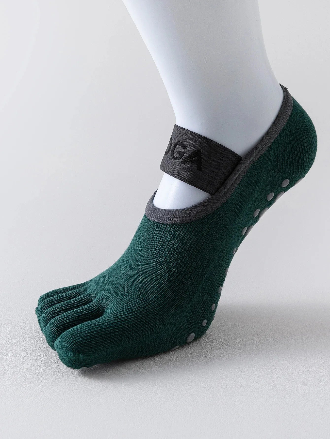 Knit Yoga Socks for Women — Breathable Toe-Separating Comfort