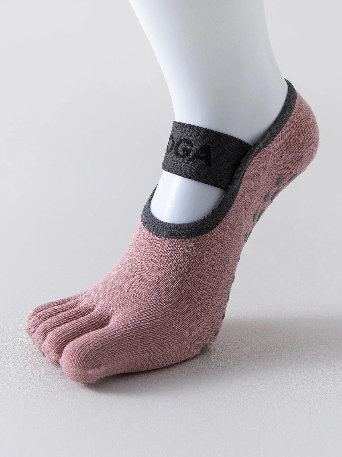 Knit Yoga Socks for Women — Breathable Toe-Separating Comfort