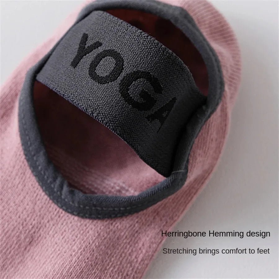 Knit Yoga Socks for Women — Breathable Toe-Separating Comfort