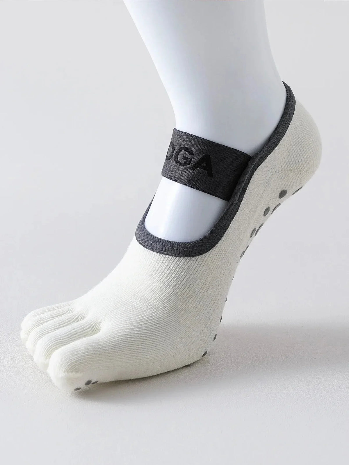Knit Yoga Socks for Women — Breathable Toe-Separating Comfort