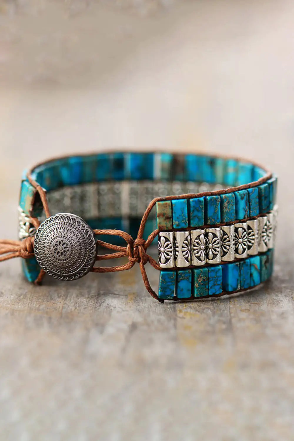 View details for Handmade Triple Layer Natural Stone Bracelet Handmade Triple Layer Natural Stone Bracelet