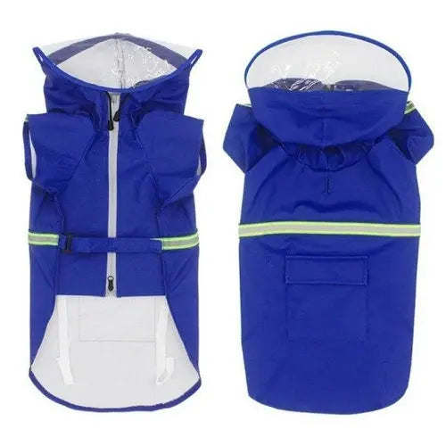 Chubasqueros reflectantes para perros, grandes y pequeños, impermeables