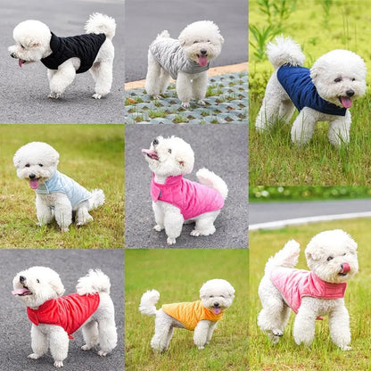 Dogs Winter Warm Vest Yellow Pandora
