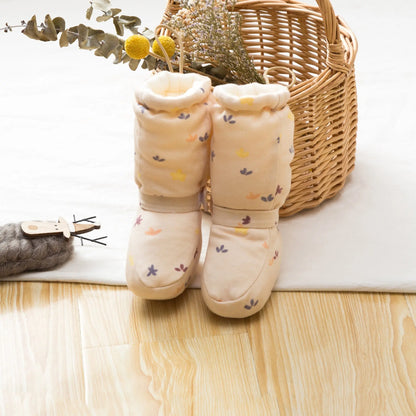 Arrival Baby Animals Cartoon Pattern Toddler Cotton Shoes Chocolate Lily