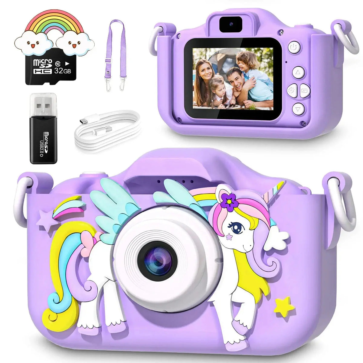 Kids Unicorn HD Selfie Camera Stone's Store