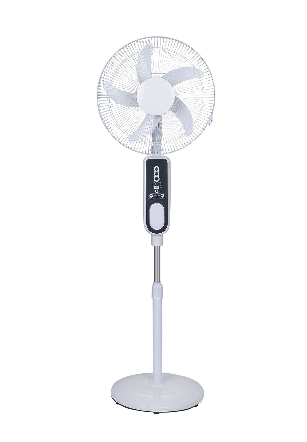16" Rechargeable Fan with LED Light & Remote Control Remote control of the world
