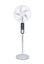 16" Rechargeable Fan with LED Light & Remote Control Remote control of the world