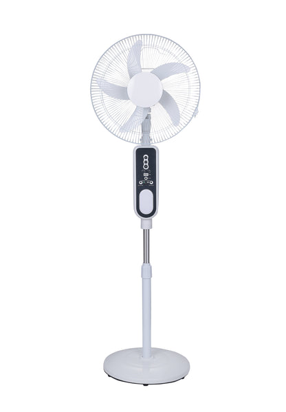 16" Rechargeable Fan with LED Light & Remote Control Remote control of the world