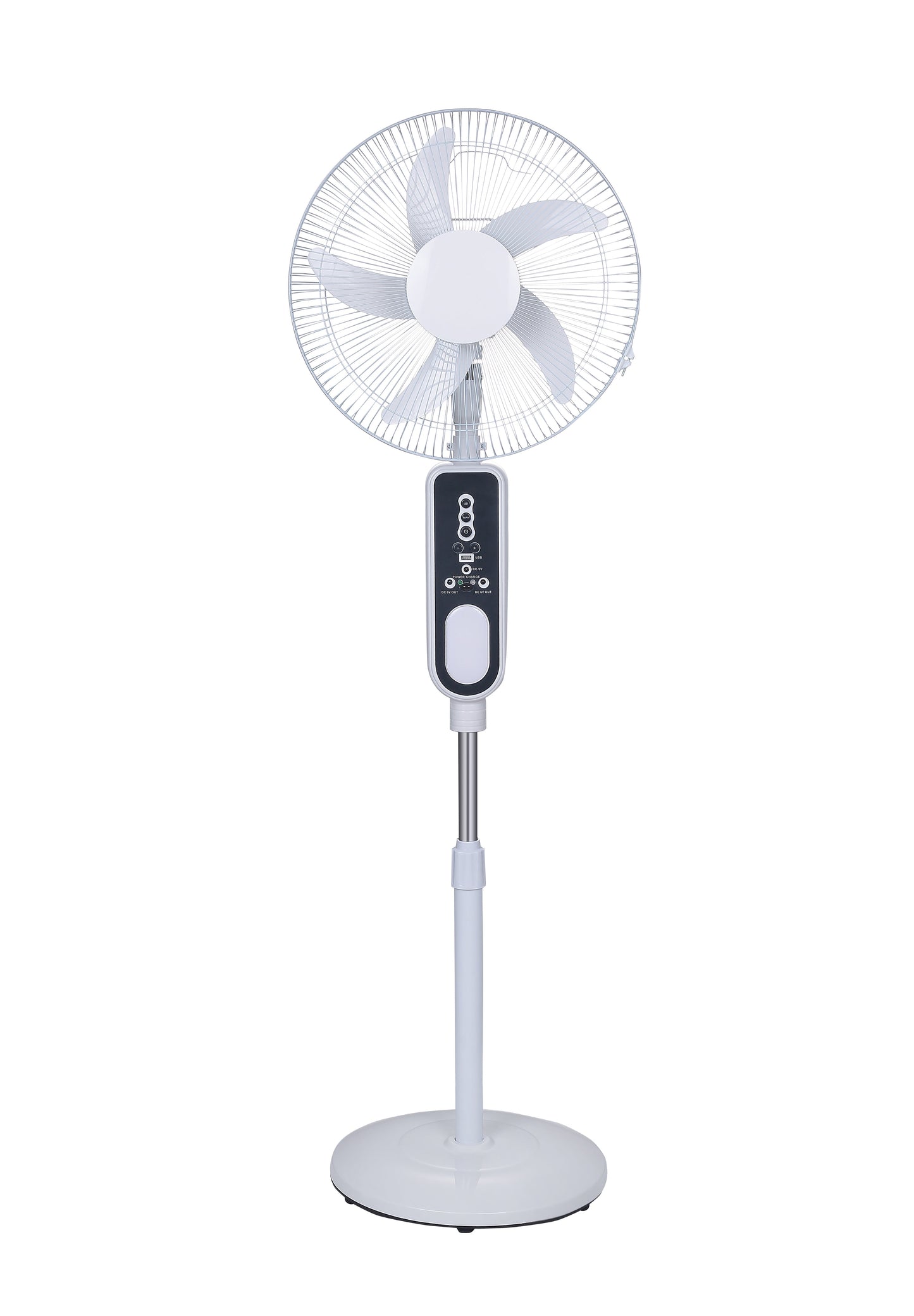 Rechargeable Fan with LED Light & Remote Control. 16" MA Elect Accessories Store