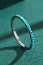 View details for 925 Sterling Silver Artificial Turquoise Ring 925 Sterling Silver Artificial Turquoise Ring