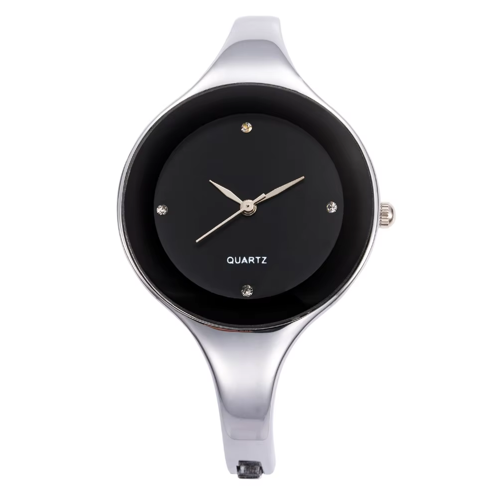 Sleek Bangle Bracelet : Elegant Simple Design Bracelet Watch for Women TIMARCO Factory store